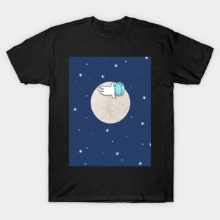 Cat on a moon T-Shirt